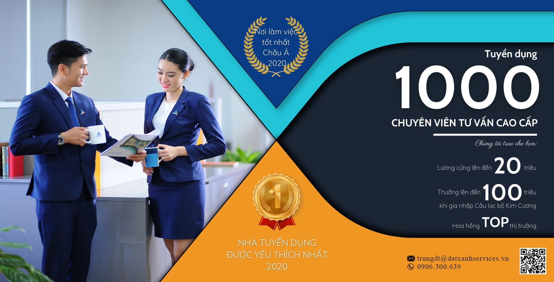 Đất Xanh tuyển dụng chuyên viên kinh doanh